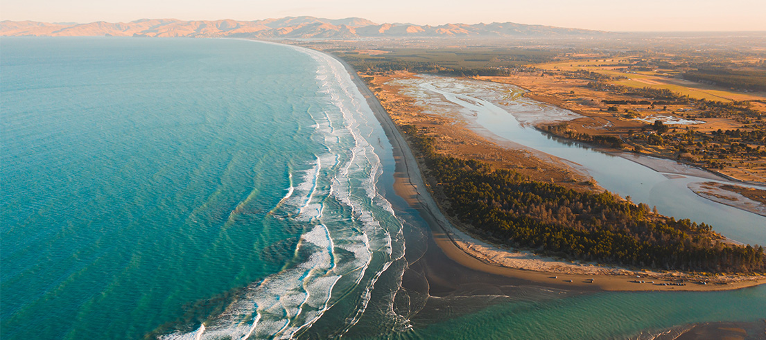 Christchurch coast