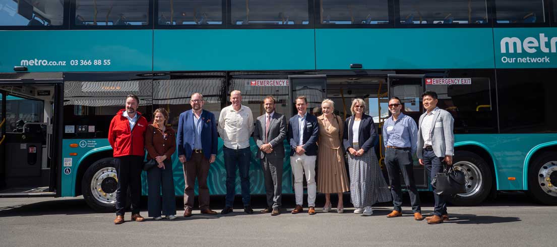 A celebration for the new bus was held at the Bus Interchange with local politicans and media (1)