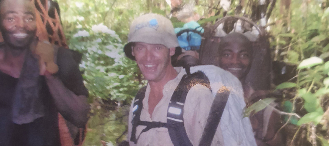 Dan Turner in the jungle in Congo2
