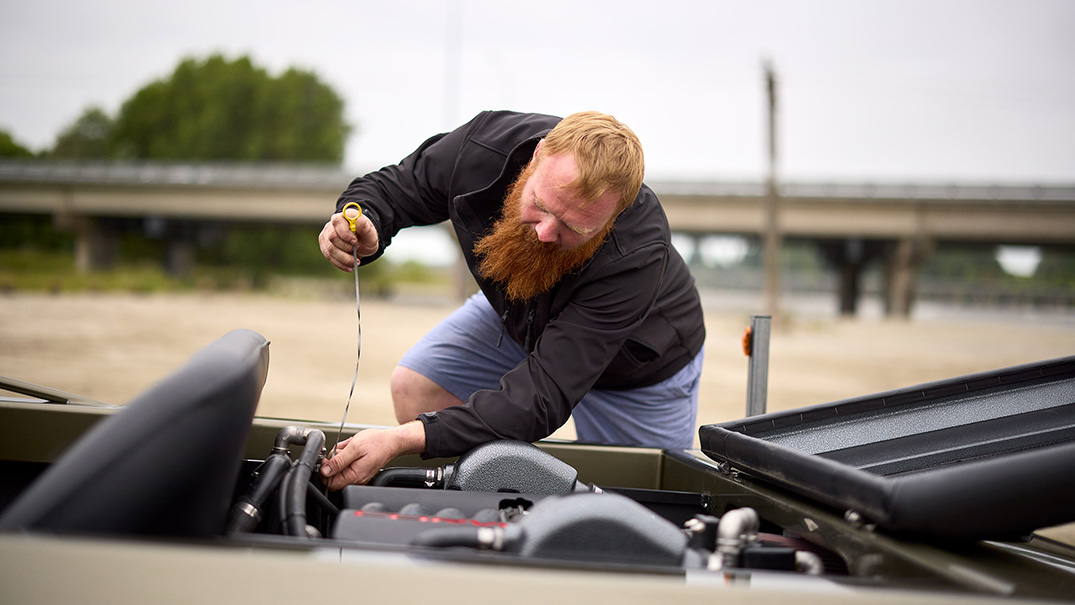 Once a year give your boat a thorough service and clean. 