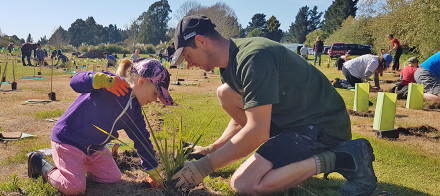 Families take part in public planting days 2
