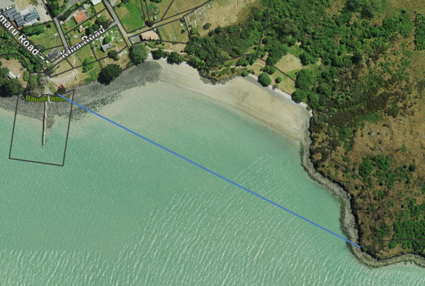 New swimming and paddle area in Rāpaki Bay