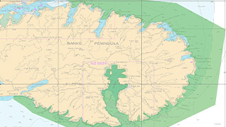 Map showing survey area