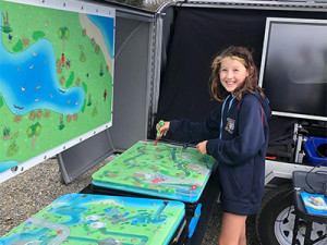The Stormwater Superheroes trailer, providing interactive education about connection between the stormwater network and local waterways