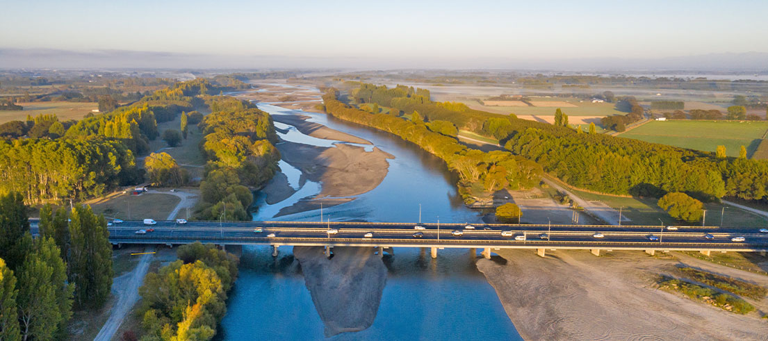 Waimakariri River bridge