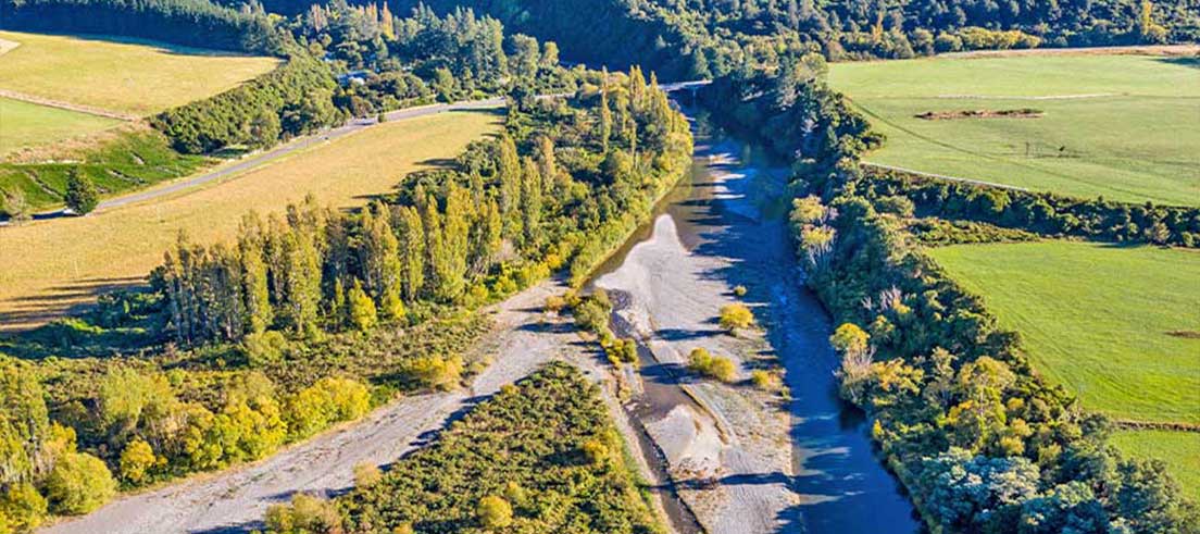 Before photo of a section of the Ashley River from Ashley Gorge2