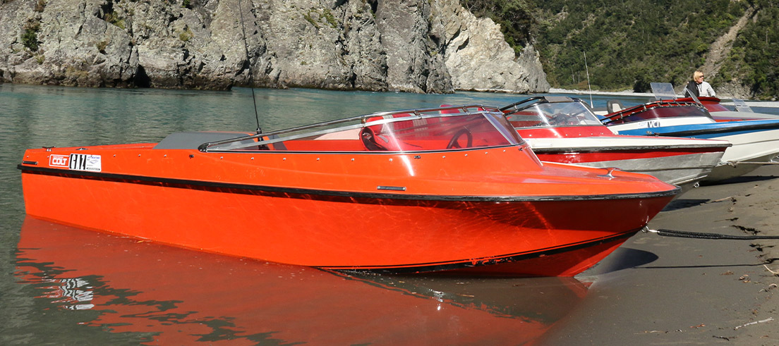 Boats Waimakariri river
