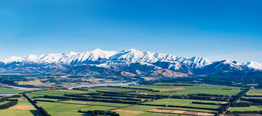 Canterbury Plains and Southern Alps
