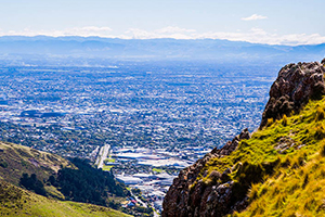 Christchurch from the Port Hills