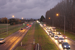 Photograph of Canterbury motorway