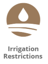 Irrigation restrictions icon