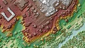 LiDAR data is used to understand the lay of the land