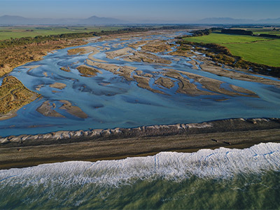Mouth of the Hakatere / Ashburton River